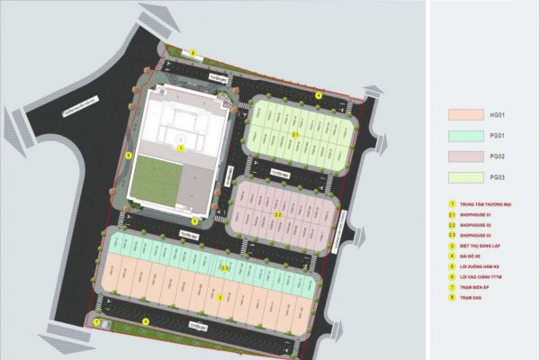MẶT BẰNG PHÂN LÔ VỀ VINCOM HÀ GIANG