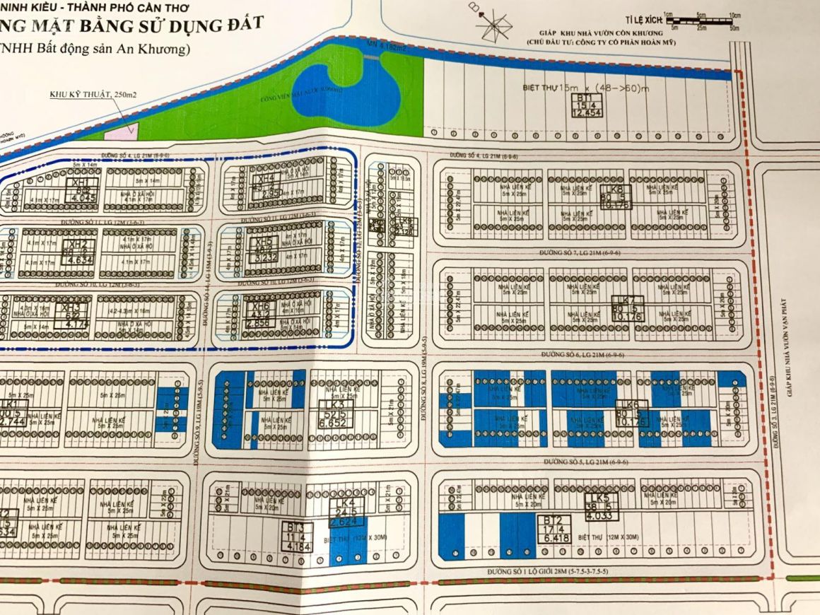 Mặt bằng goldland chống khương