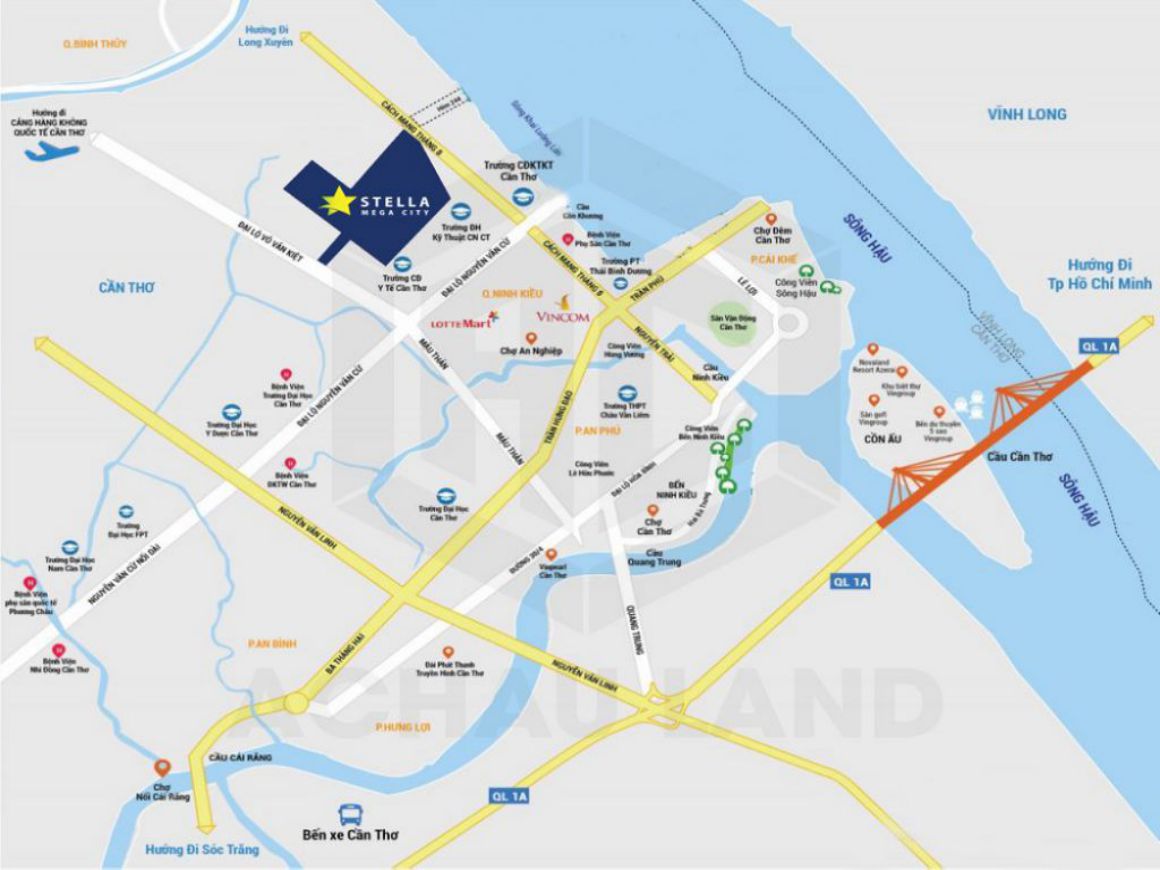 Vị trí khu ngân thuận cần thơ