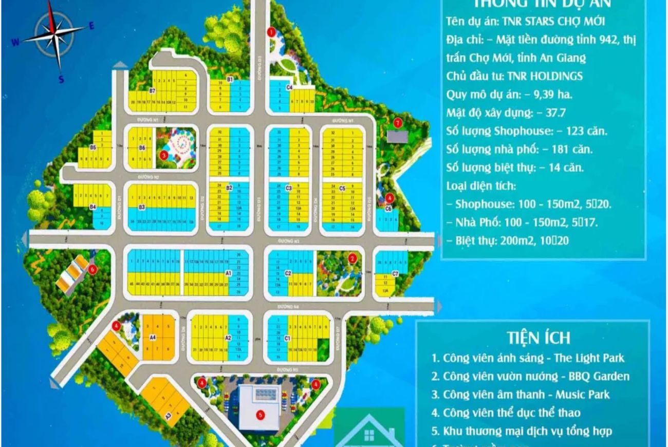 Mặt bằng TNR chợ mới an giang