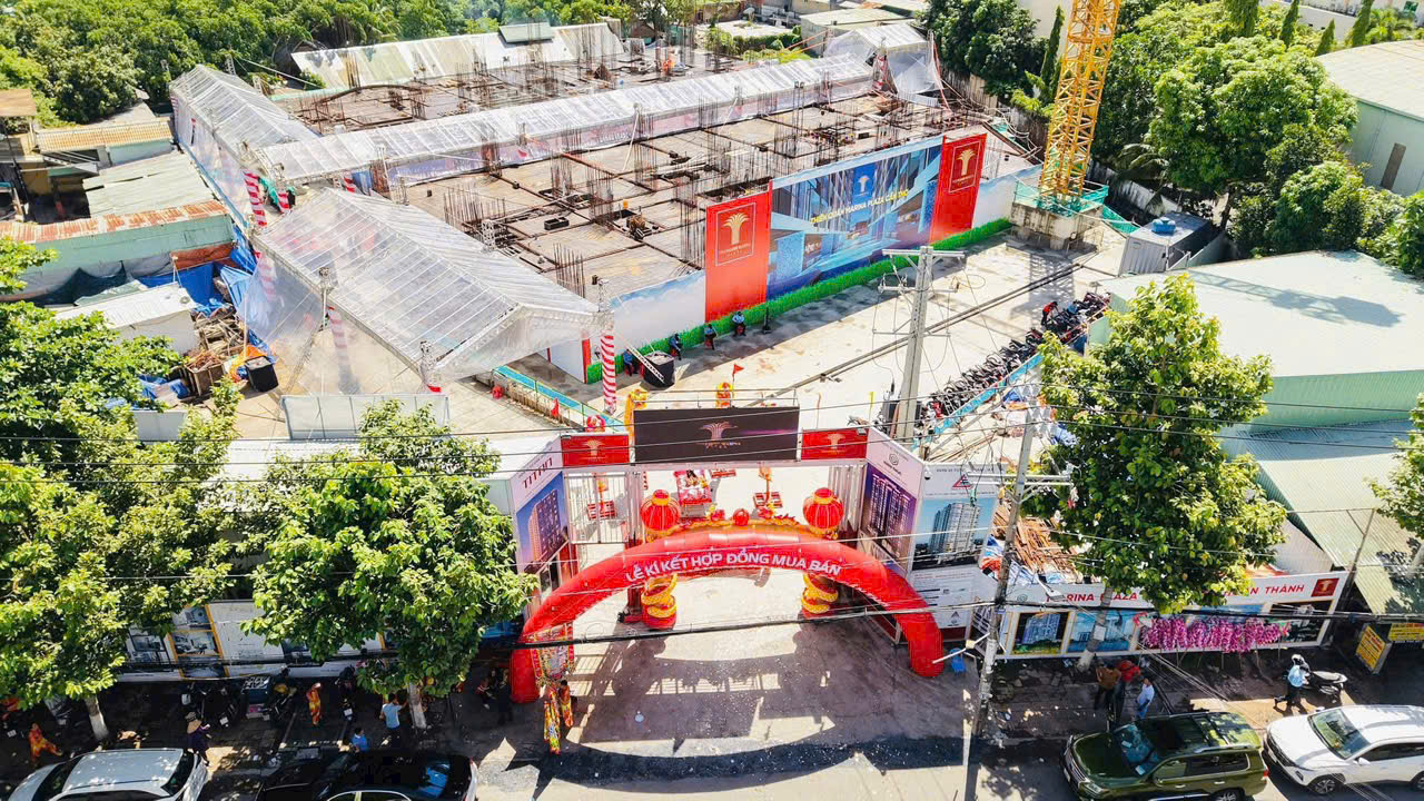 Tiến độ xây dựng Thiên Quân Marina plaza