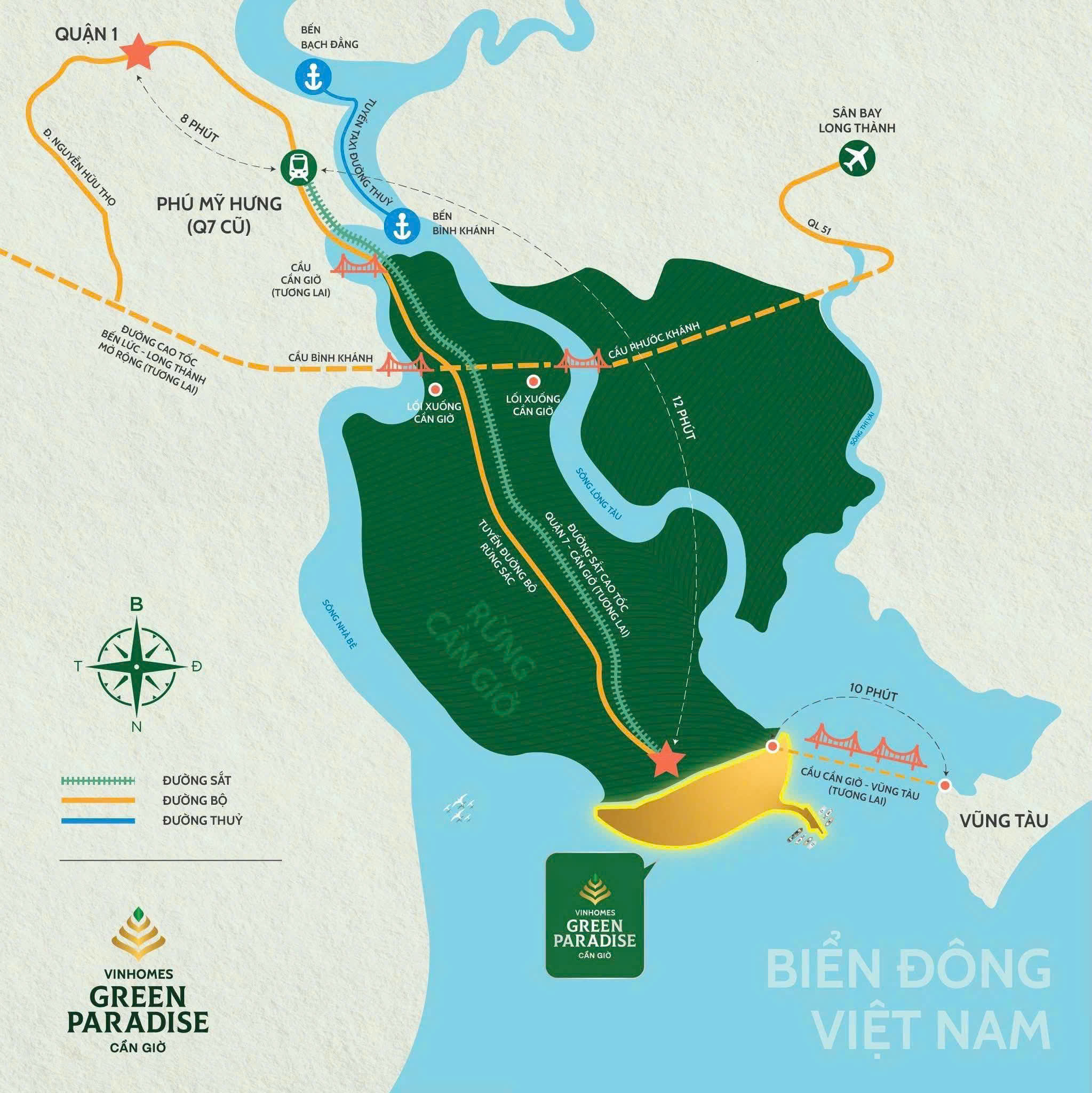 VỊ TRÍ ĐỊA LÝ VIN CẦN GIỜ