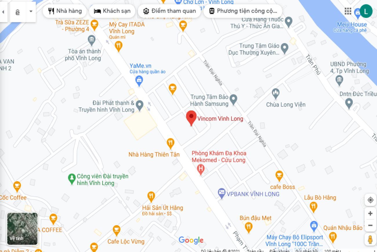 Vị trí Vincom Vĩnh Long