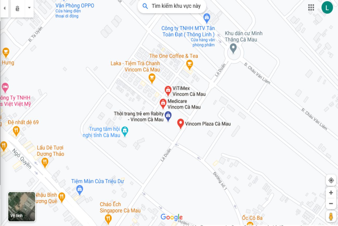 Vincom Cà Mau Vị trí