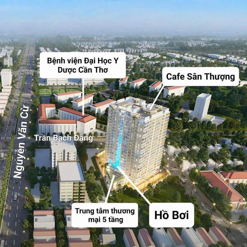 Vị trí chiến lược và đắc địa tại khu Thiên Quân Marina Plaza Cần Thơ
