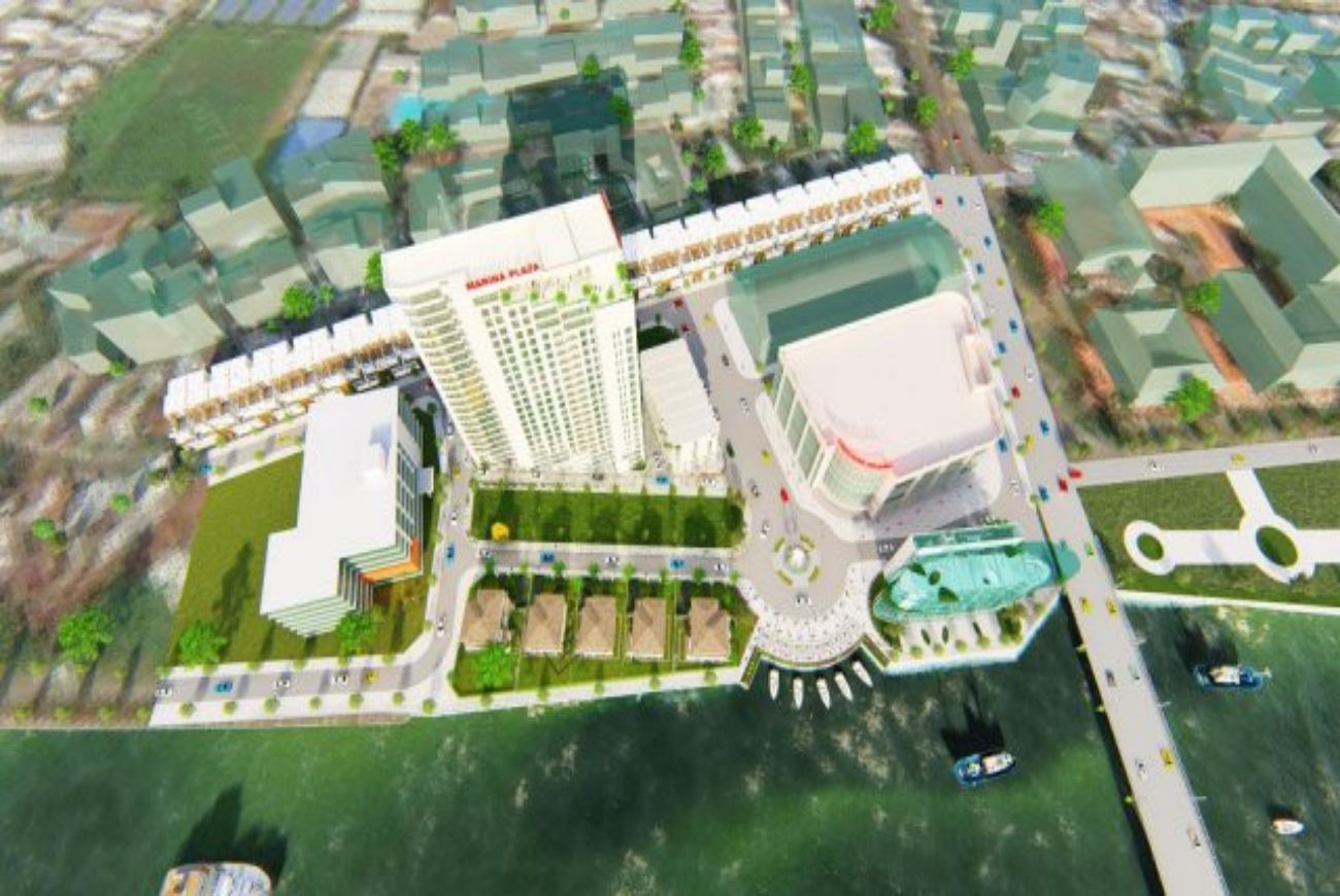 Mặt bằng phân lô của khu Thiên Quân Marina Plaza Cần Thơ