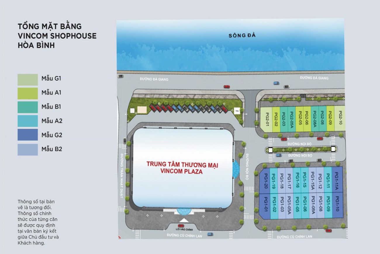 Mặt bằng Vincom Hòa Bình