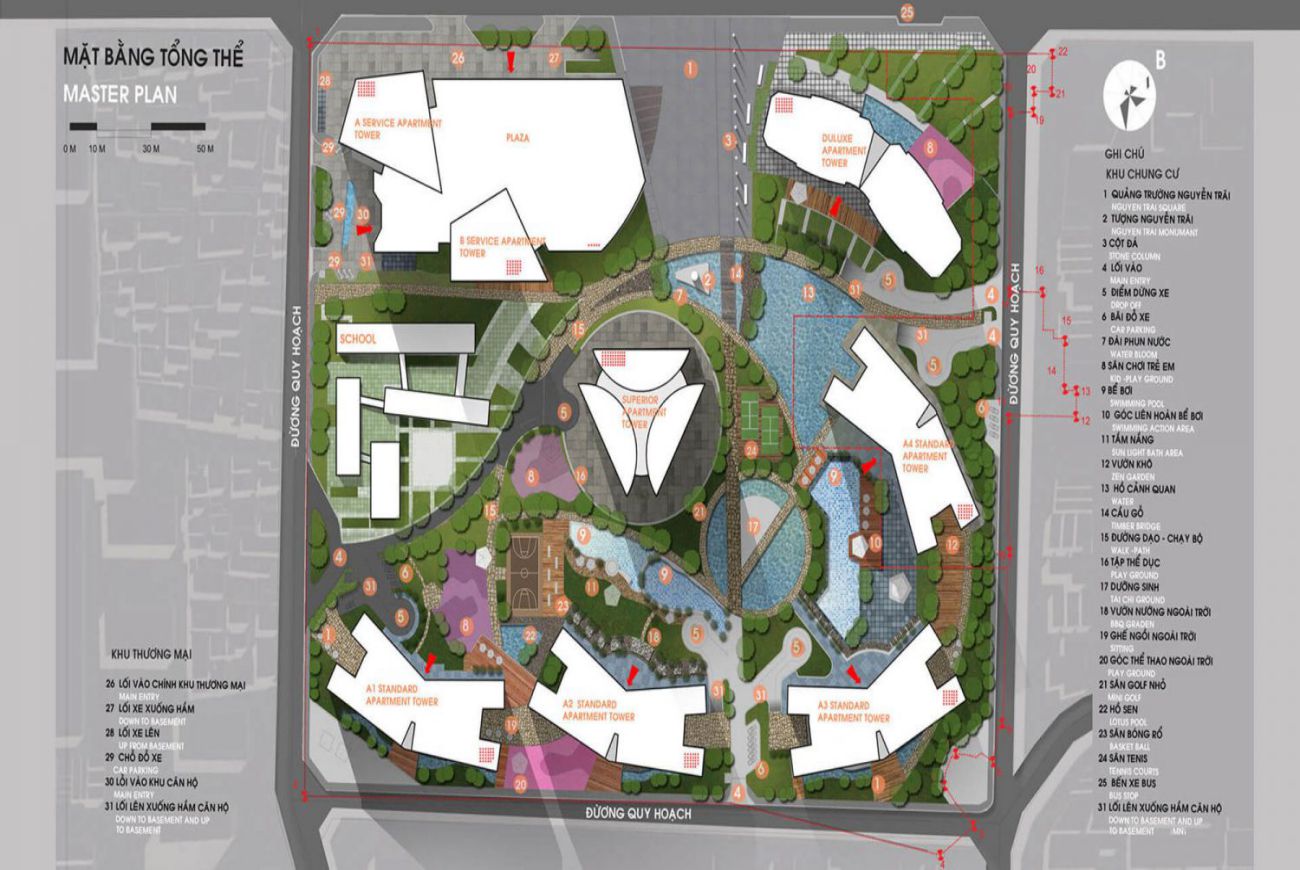 Mặt bằng Vinhomes Galaxy Nguyễn Trãi