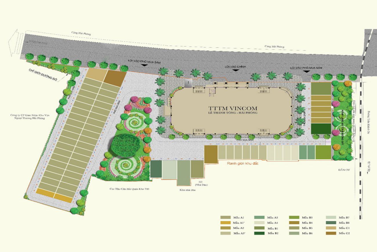 Mặt bằng Vincom Hải Phòng