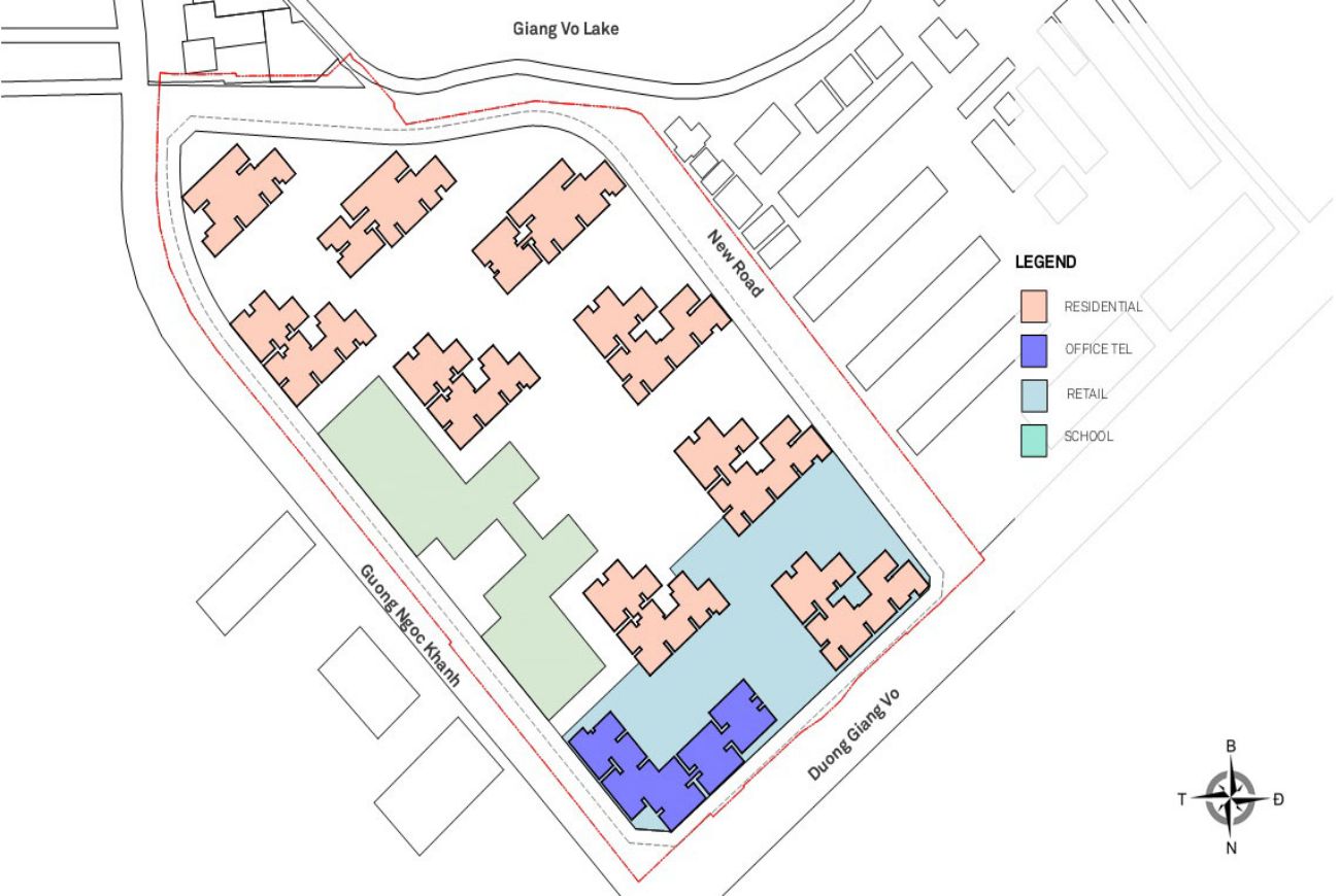 Mặt bằng Vinhomes Gallery Giảng Võ