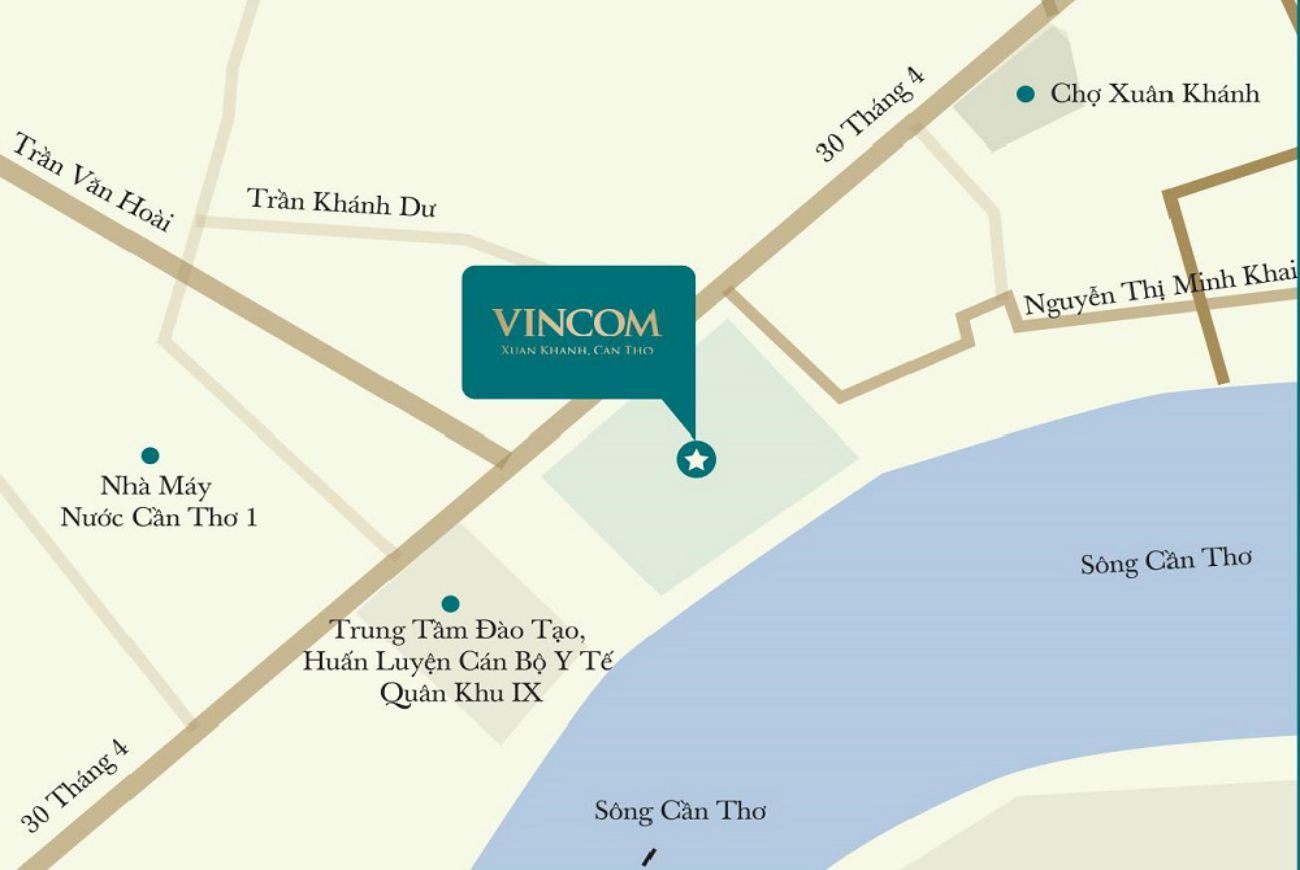Vị trí Vincom Cần Thơ