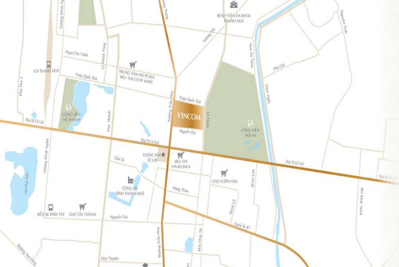 Vị trí Vincom Thanh Hóa