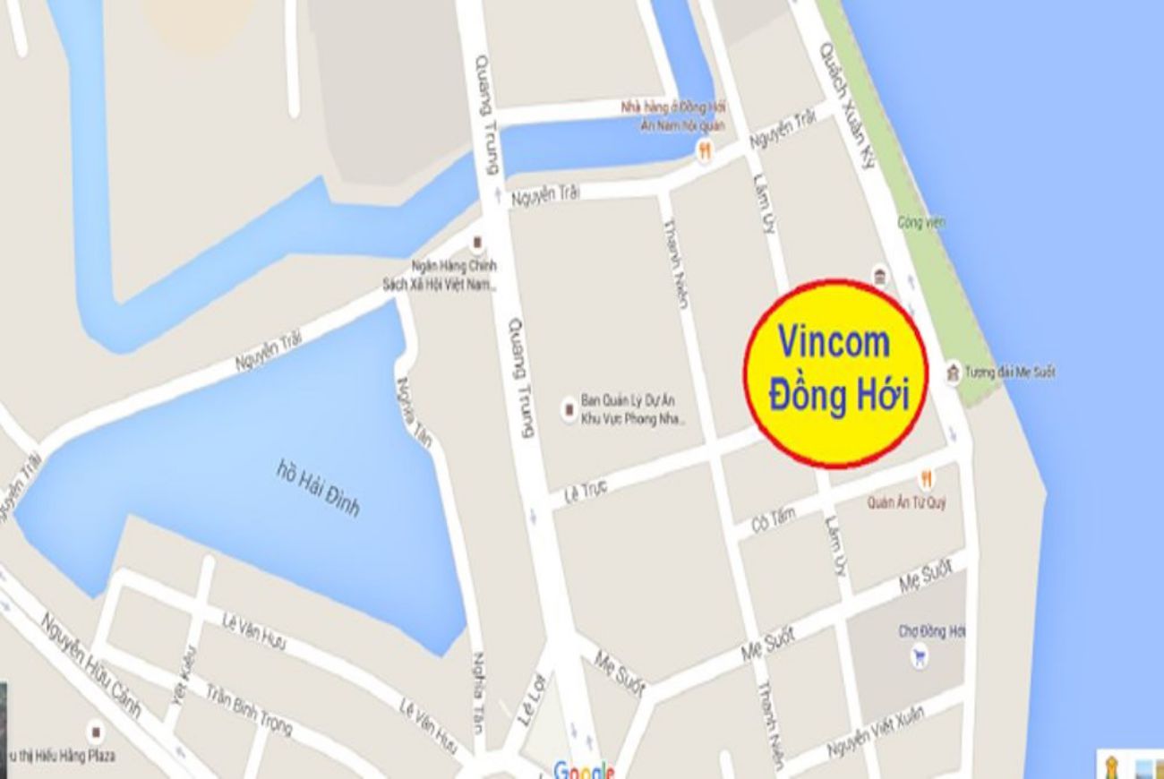 Vị trí Vincom Quảng Bình