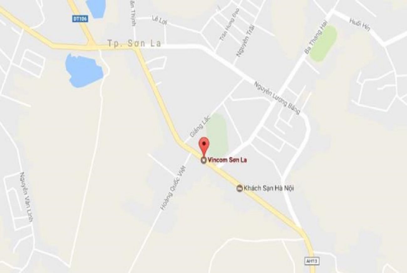 Vị trí Vincom Sơn La