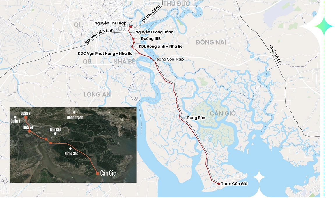 Vị trí Vinhomes Cần Giờ