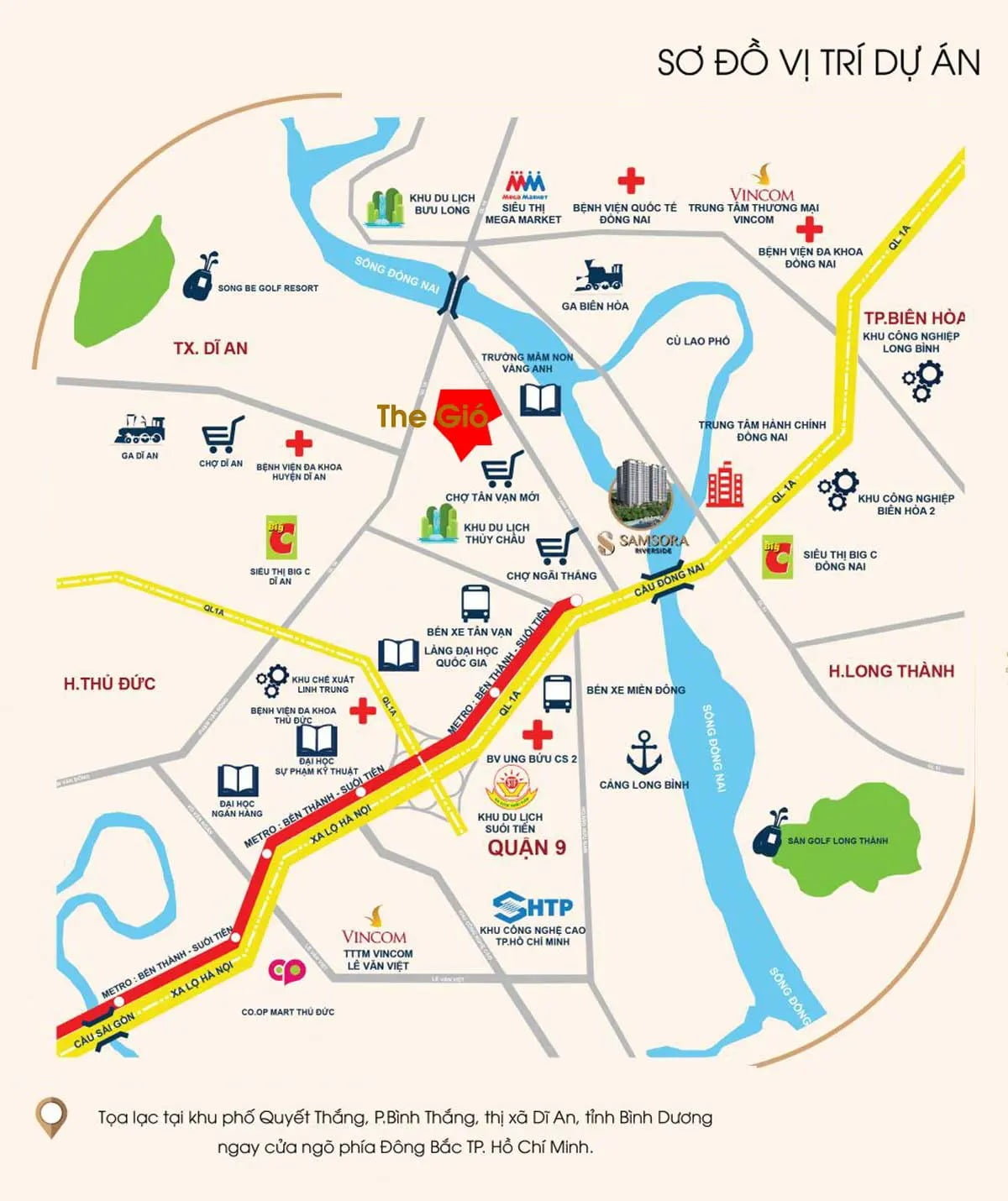 Vị trí The Gió Riverside