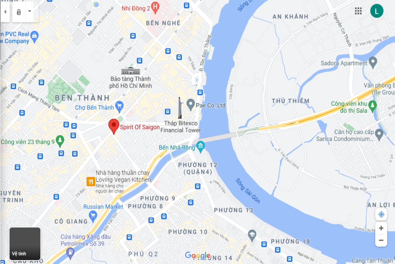 Vị trí Spirit Of SaiGon