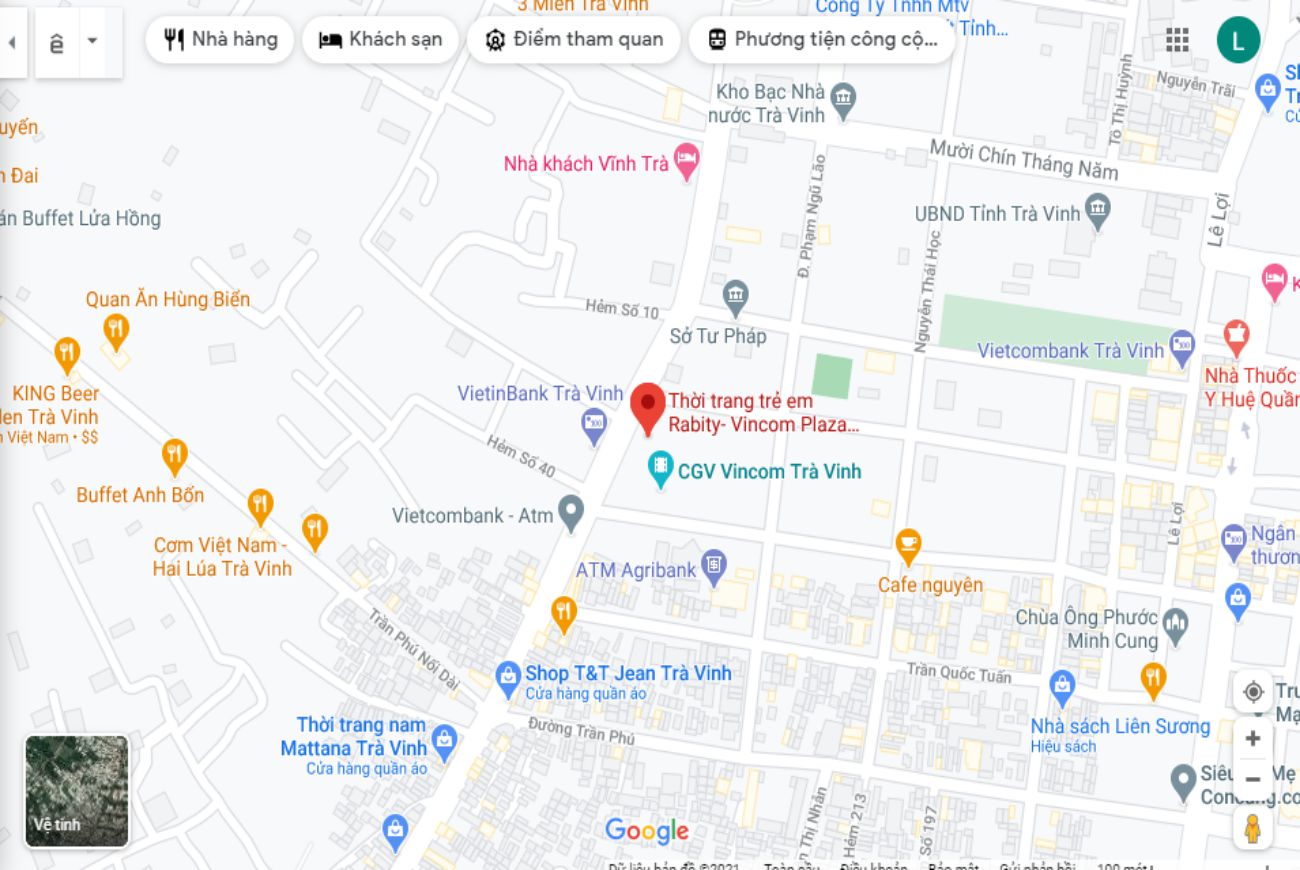 Vị trí Vincom Trà Vinh