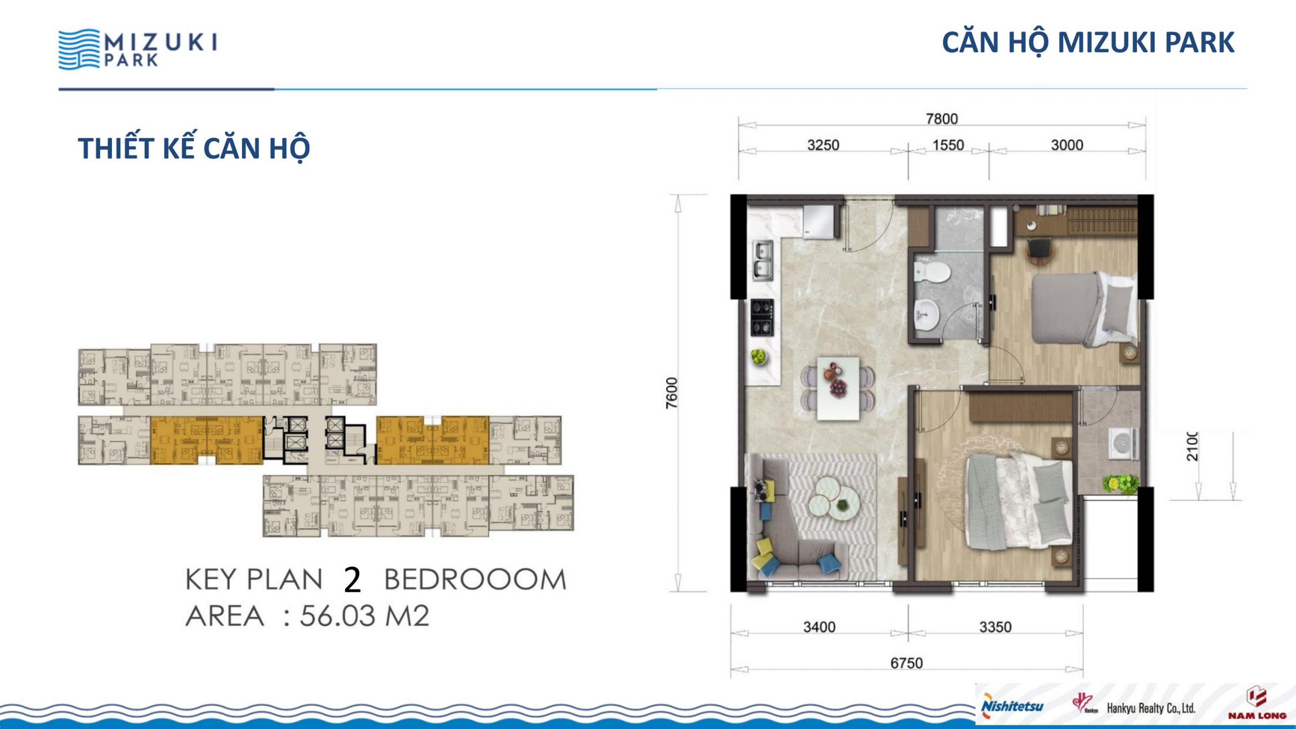 Mặt bằng chi tiết Flora Mizuki Park