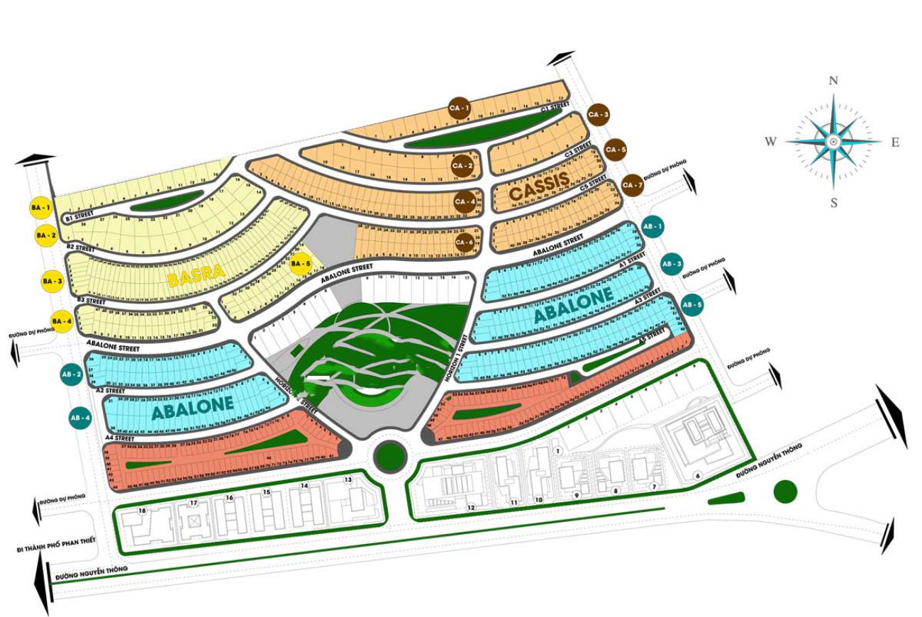 Mặt bằng Aria Mũi Né Luxury Apartment