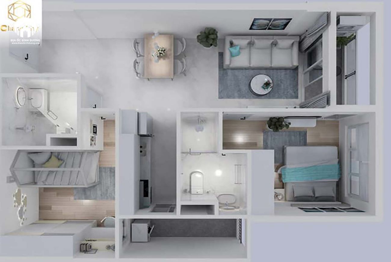 Thiết kế Charm City Tân Uyên