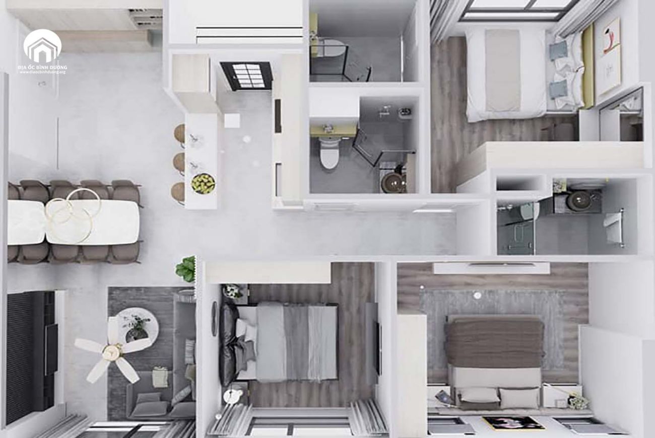 Thiết kế Charm City Tân Uyên