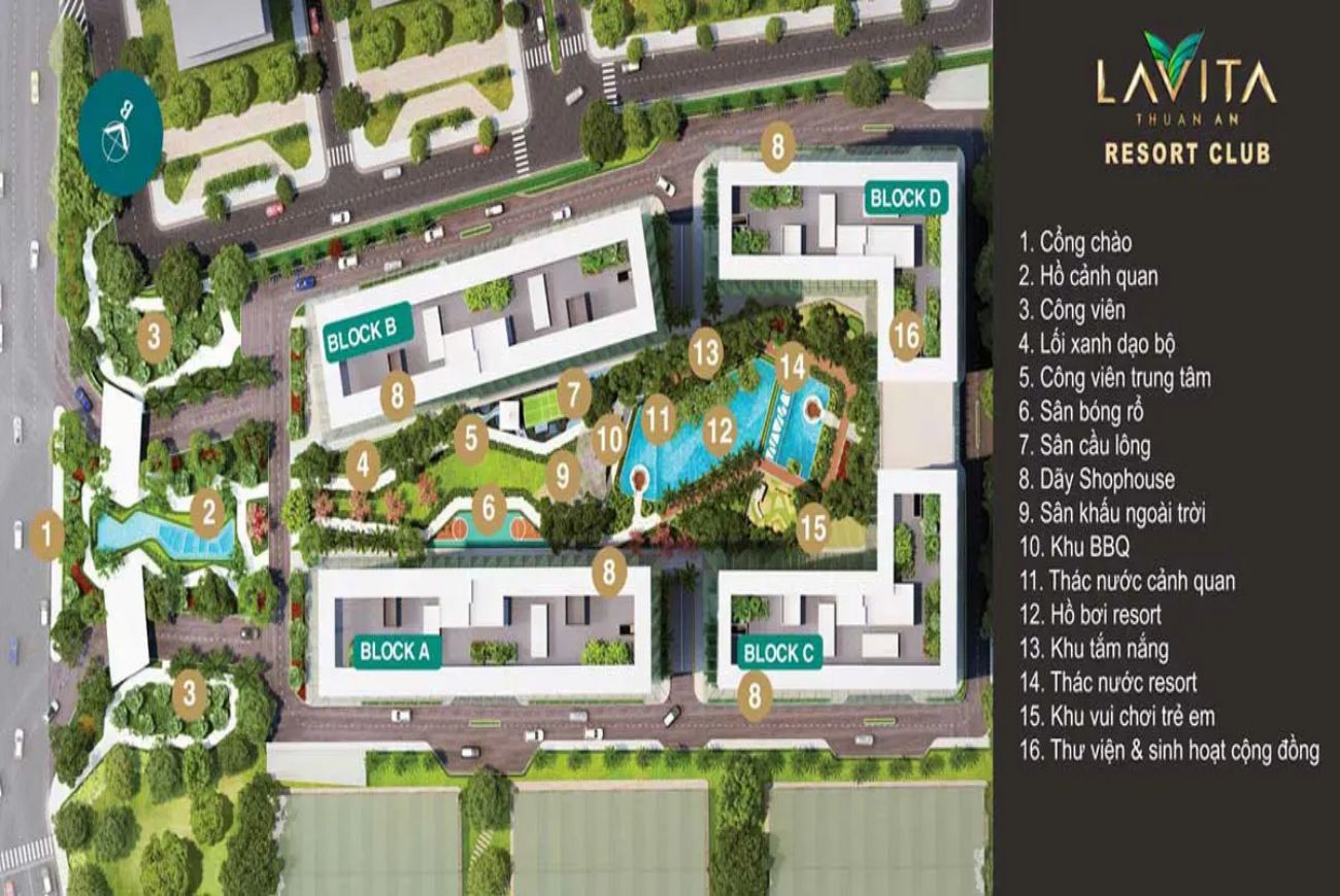 Tiện ích nội khu Lavita Thuận An