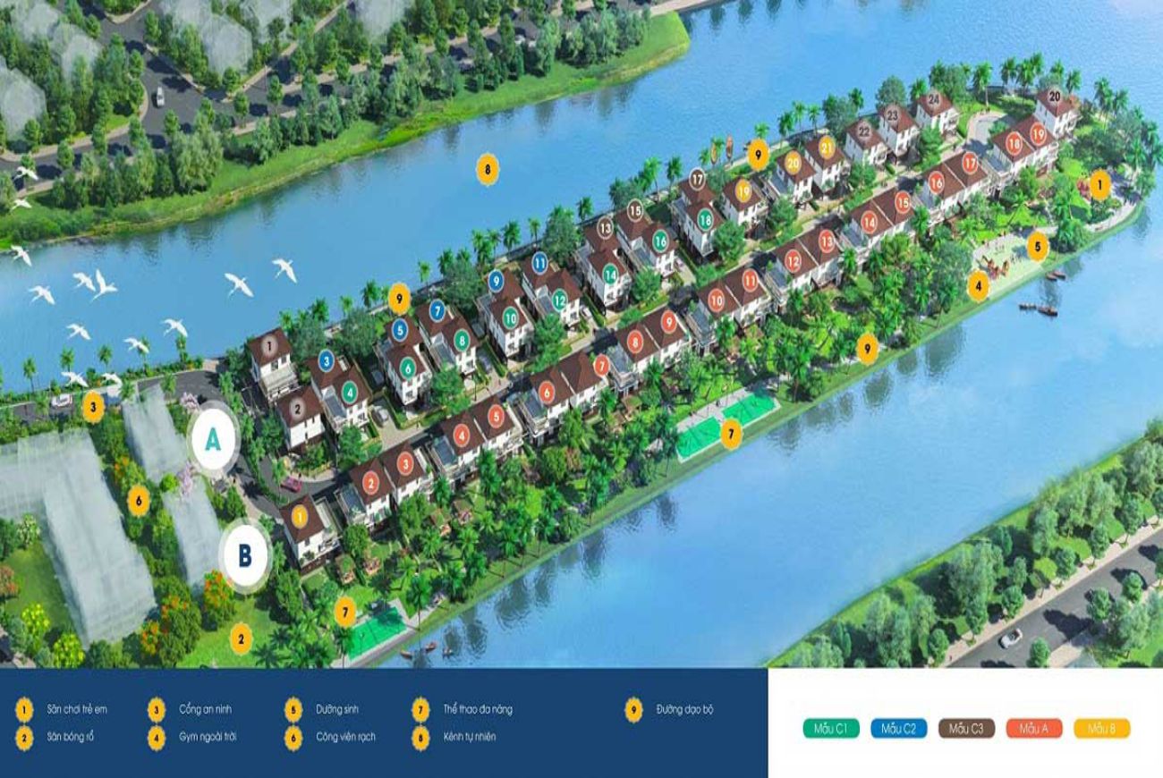 Mặt bằng Flora Mizuki