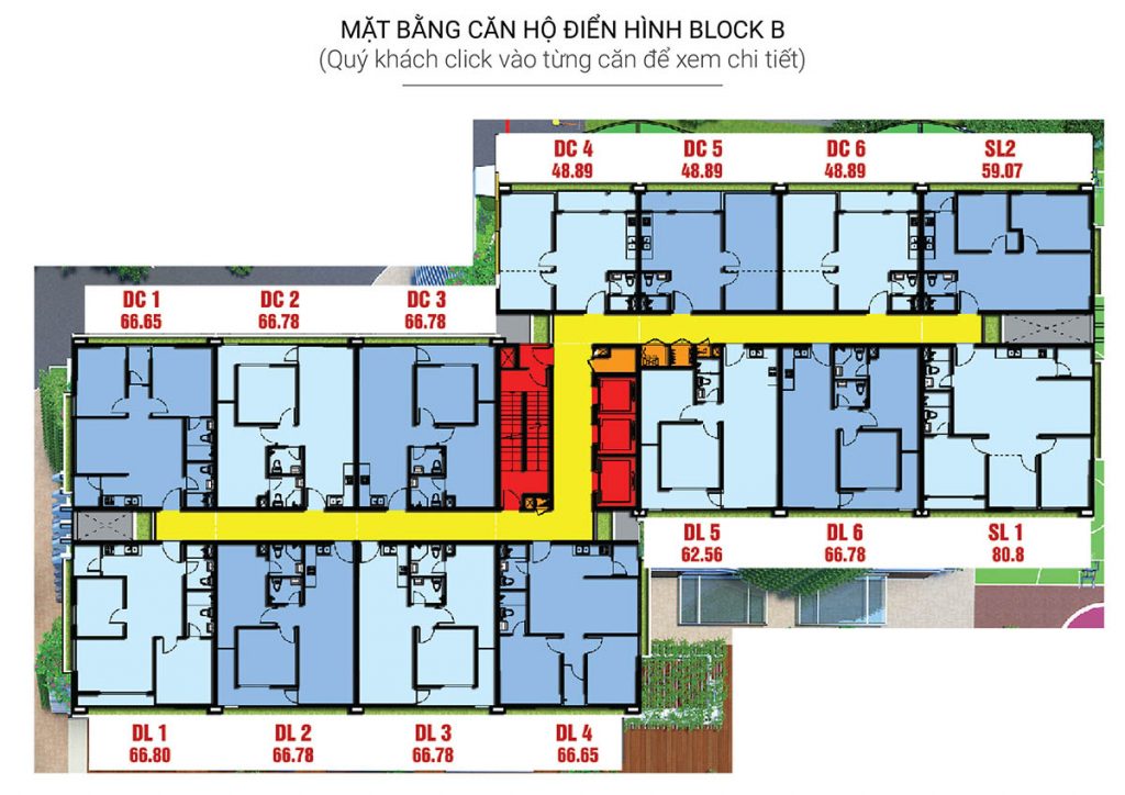 Mặt bằng chi tiết Diamond Lotus Lake View