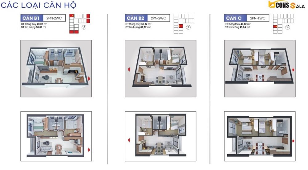 Mặt bằng chi tiết Bcons Sala Bình Dương