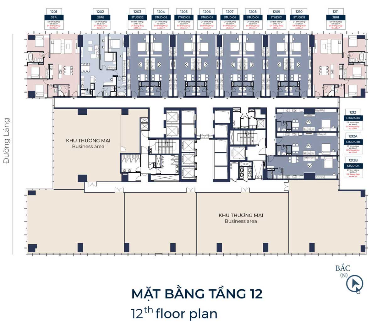 Mặt bằng Lancaster Luminaire