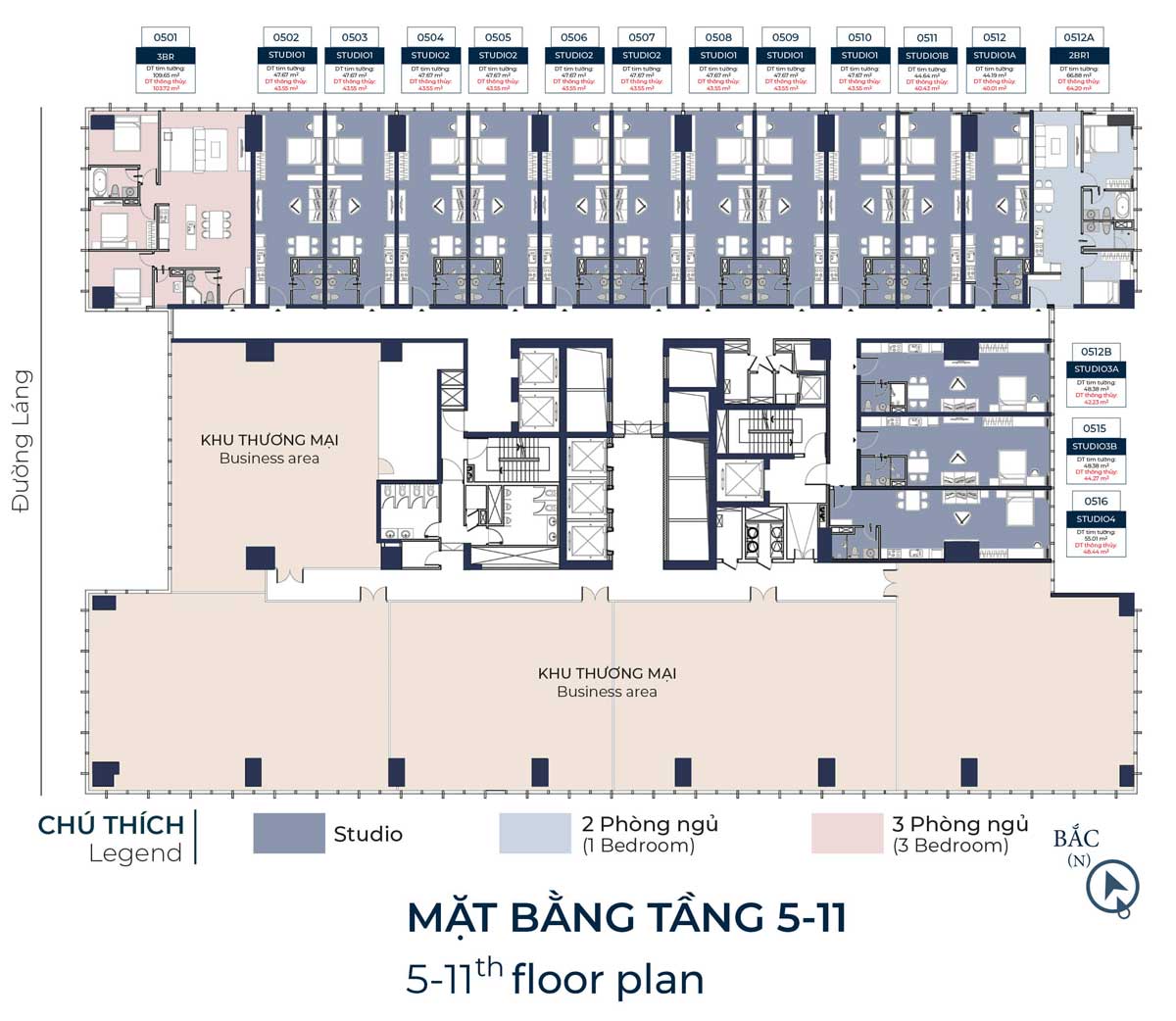 Mặt bằng Lancaster Luminaire
