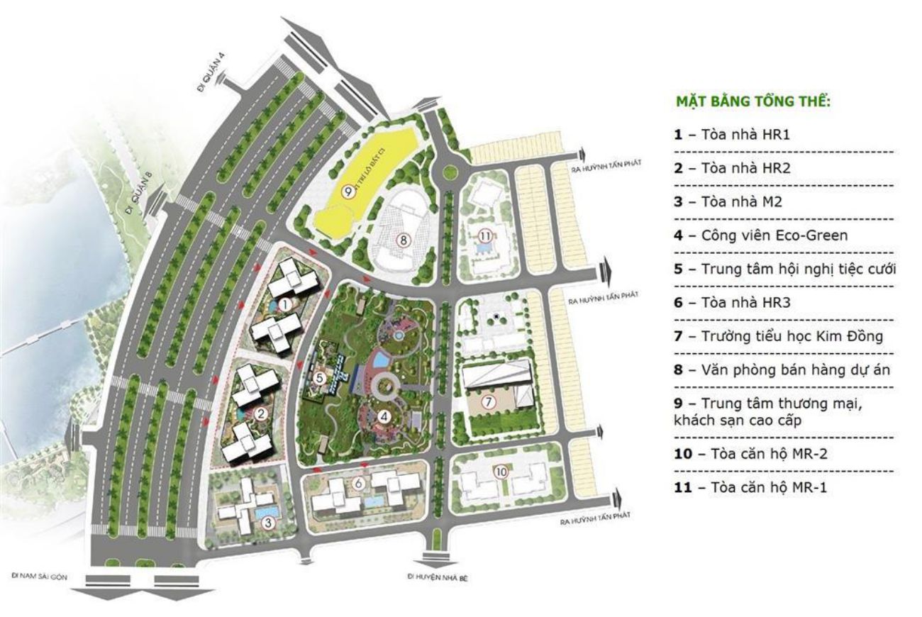 Mặt bằng Eco Green Quận 7
