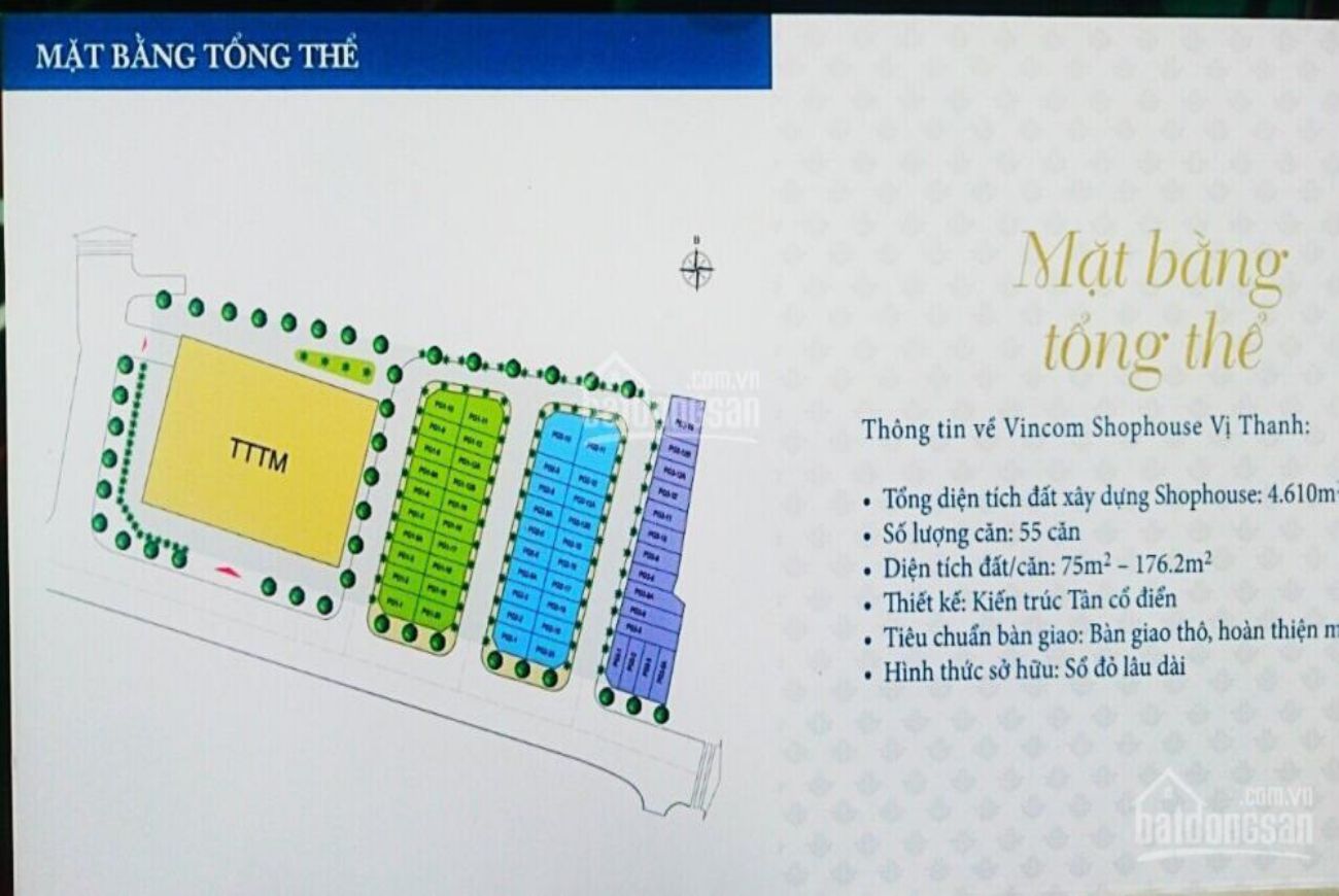 Mặt bằng Vincom Vị Thanh