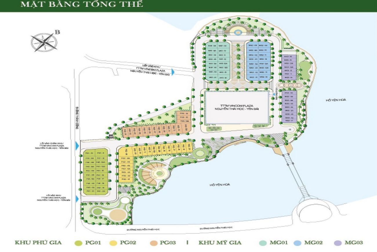 Mặt bằng Vincom Yên Bái