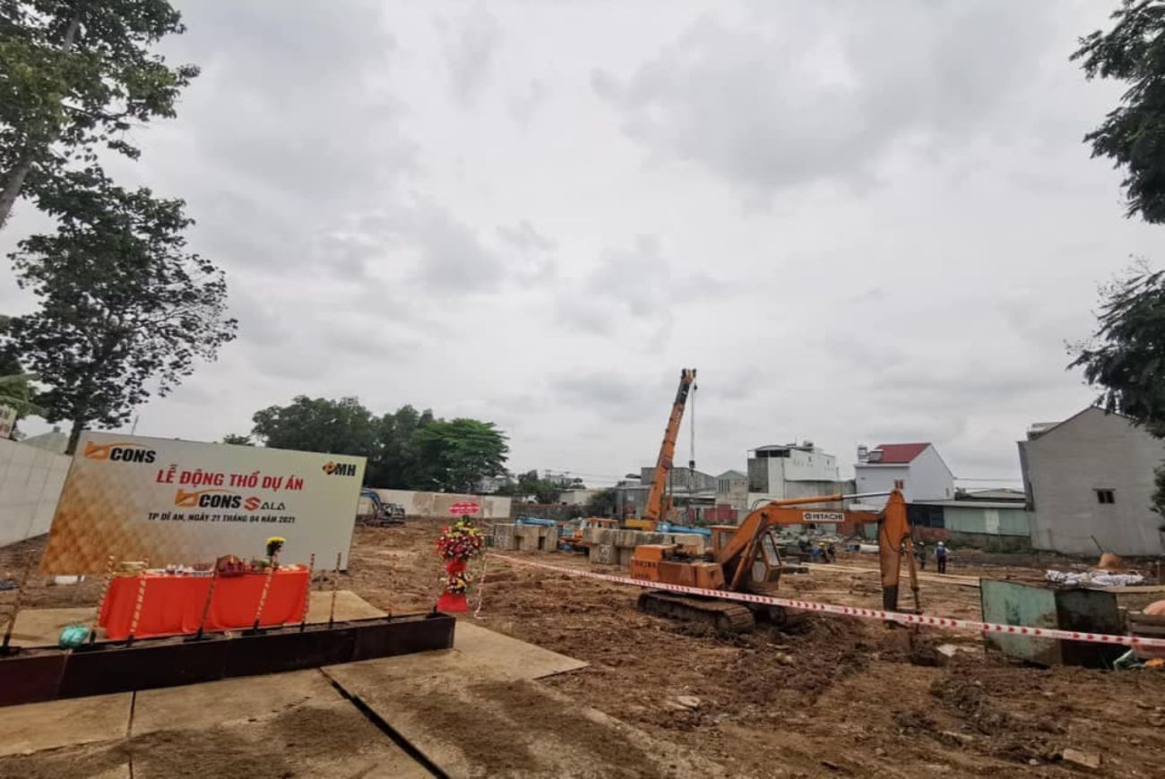 Tiến độ Bcons Sala Bình Dương
