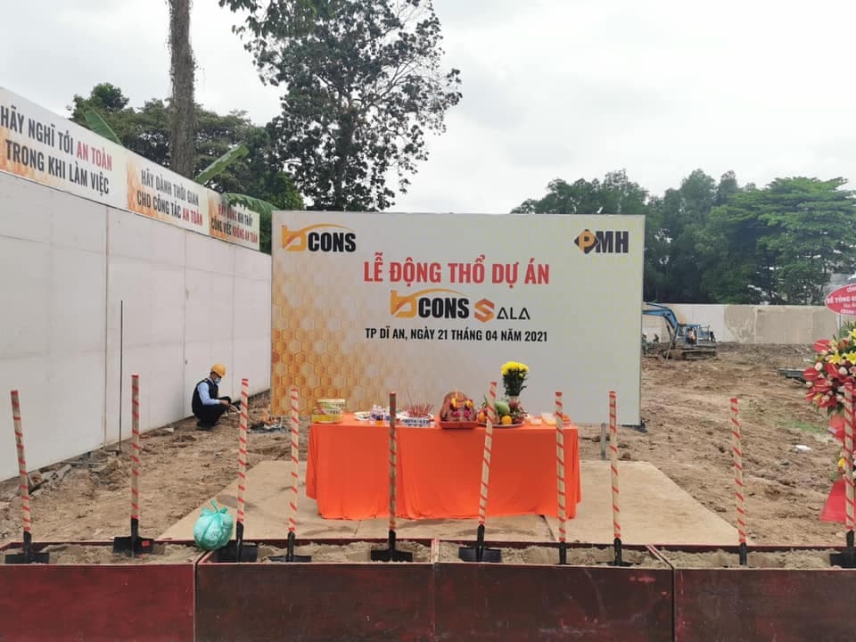 Tiến độ Bcons Sala Bình Dương