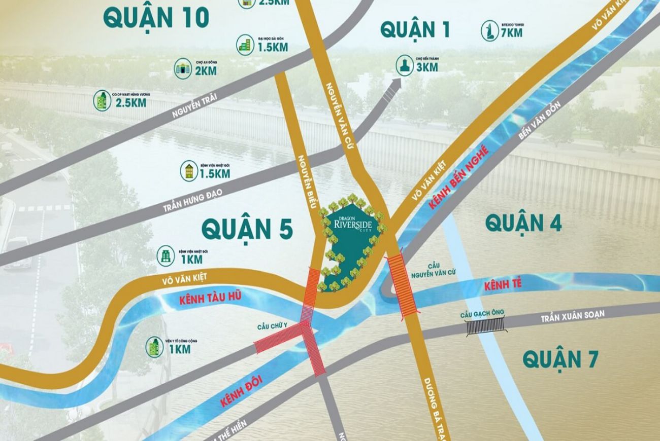 Vị trí Dragon Riverside City