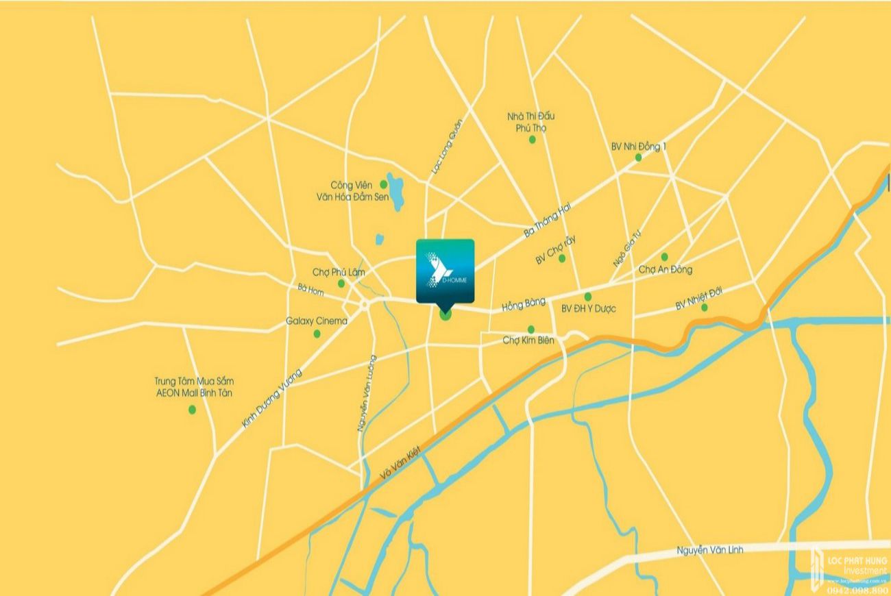 Vị trí D Home Quận 6