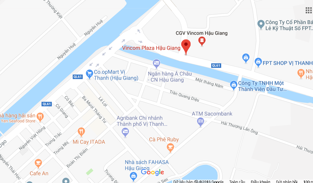 Vị trí Vincom Vị Thanh