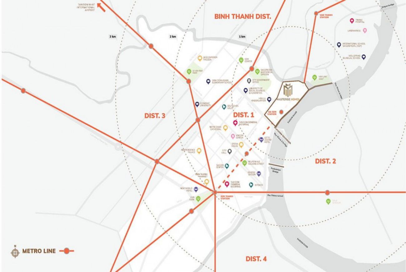 Vị trí Grand Marina SaiGon