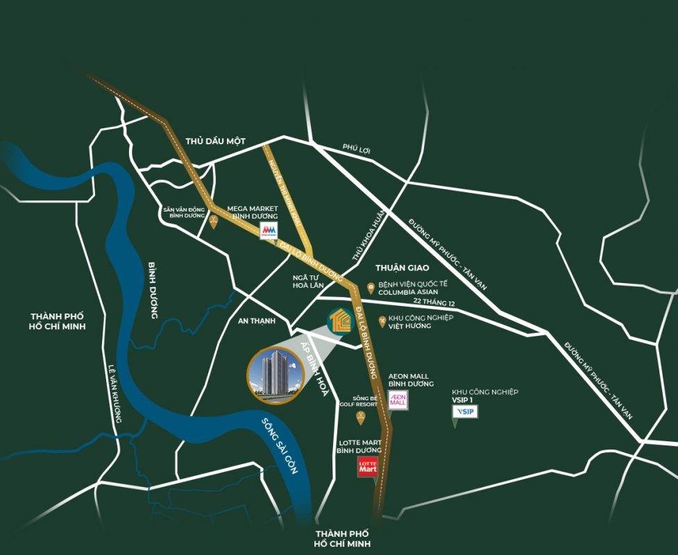 Vị trí Tecco Luxury