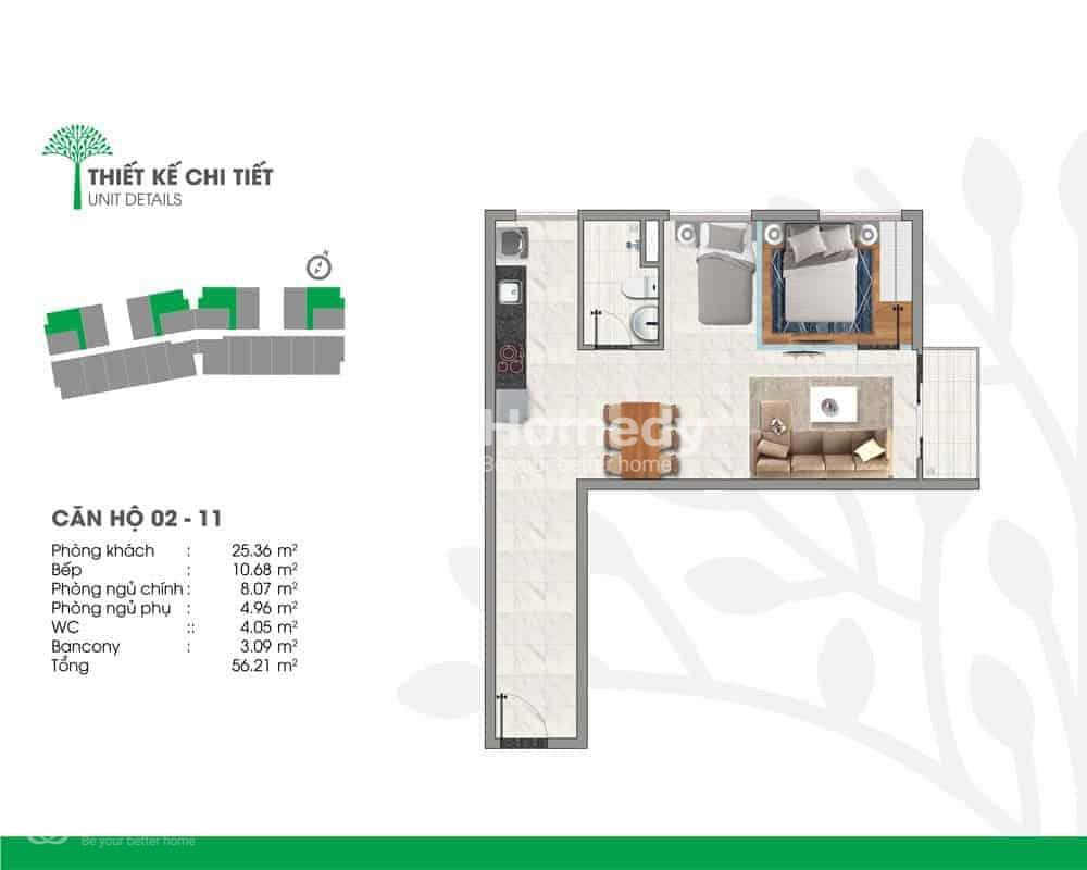 Mặt bằng Vista Riverside Bình Dương