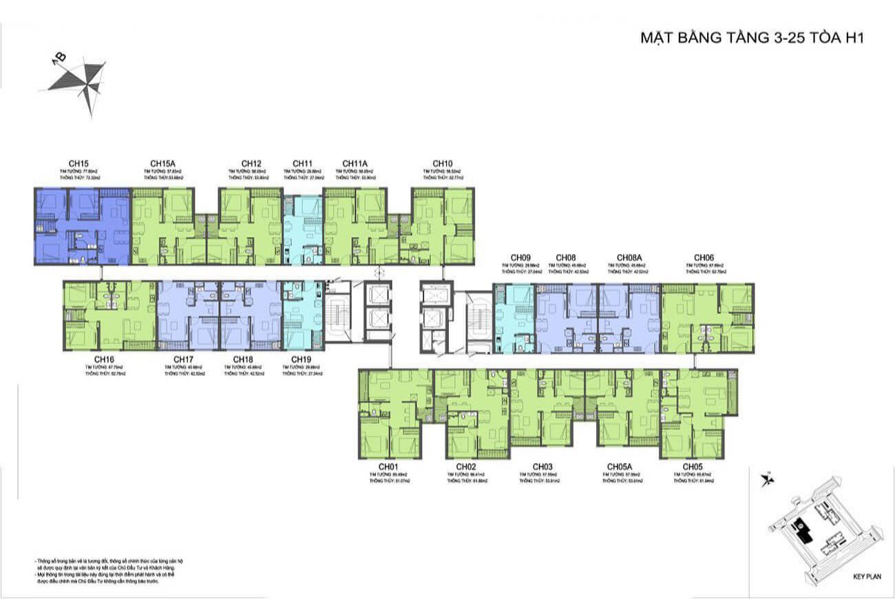 Mặt bằng chi tiết của Căn Hộ Vincom Vinh Nghệ An