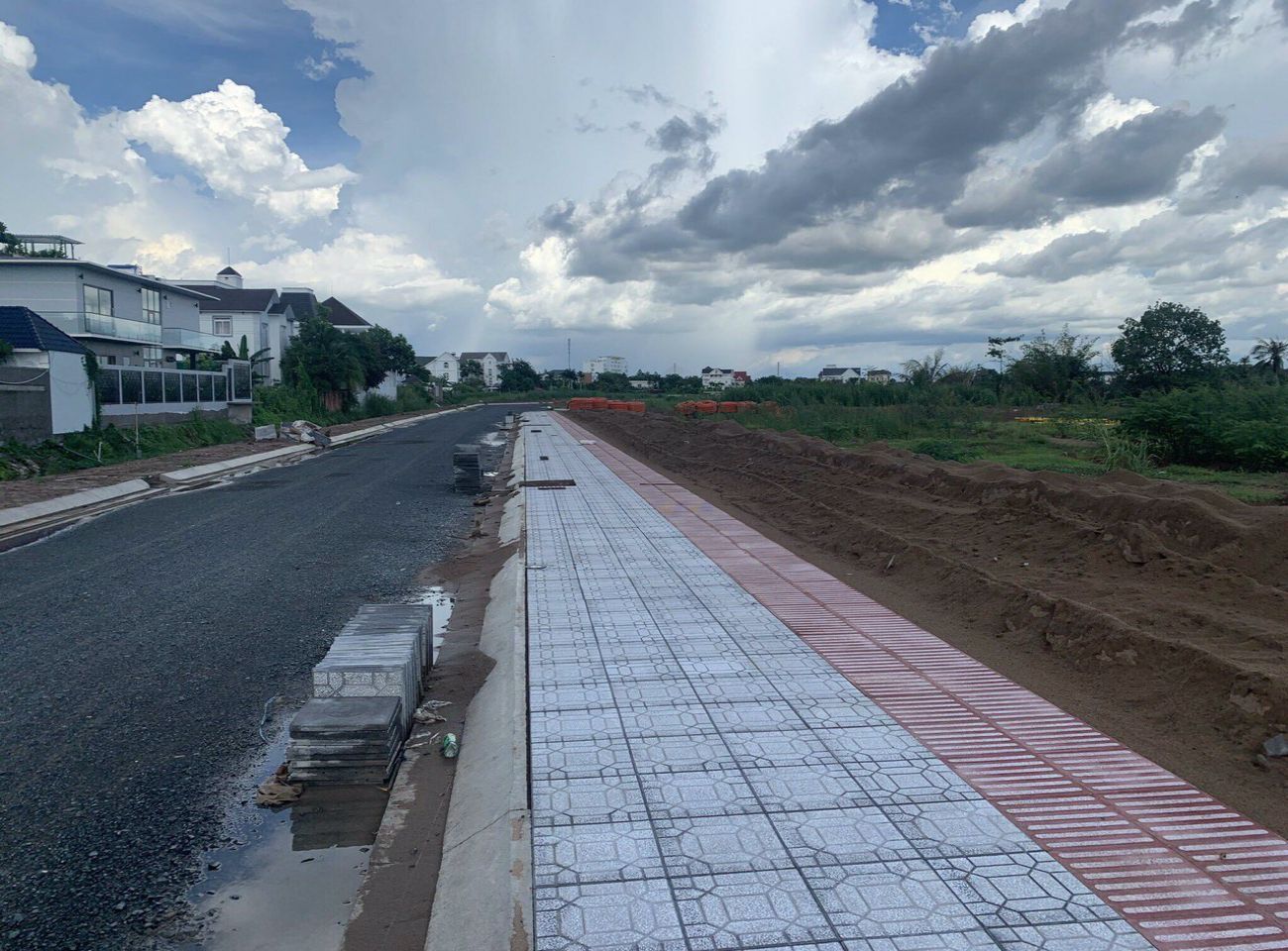 Tiến độ xây dựng Cồn Khương Diamond City tháng 06/2021