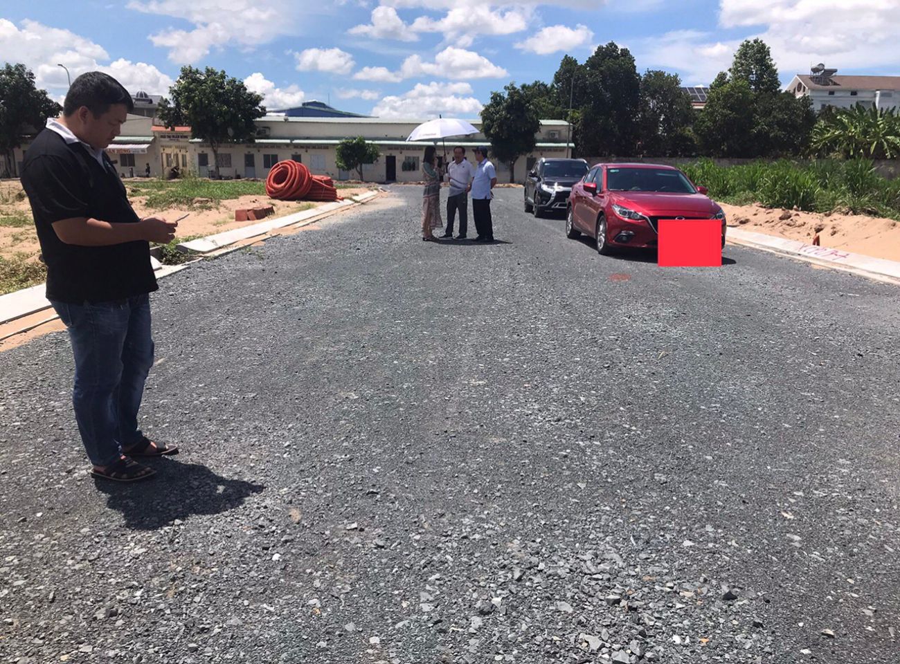 Tiến độ xây dựng Cồn Khương Diamond City tháng 06/2021