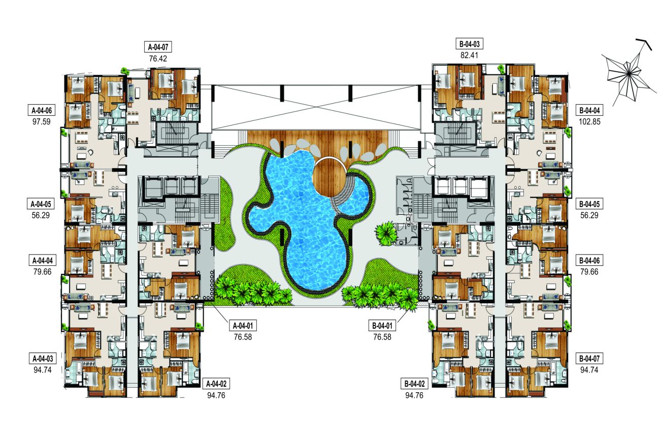 Mặt bằng De Capella Quận 2