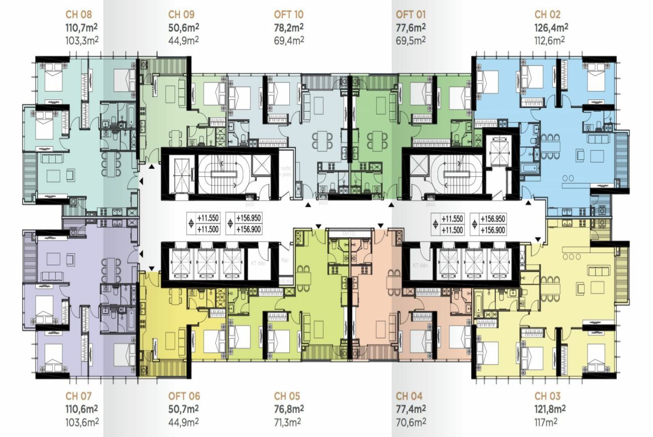 Mặt bằng Masteri Marina One Quận 1