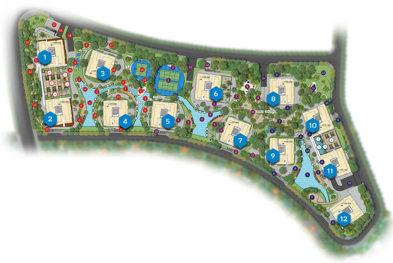 Mặt bằng Gem Riverside Quận 2