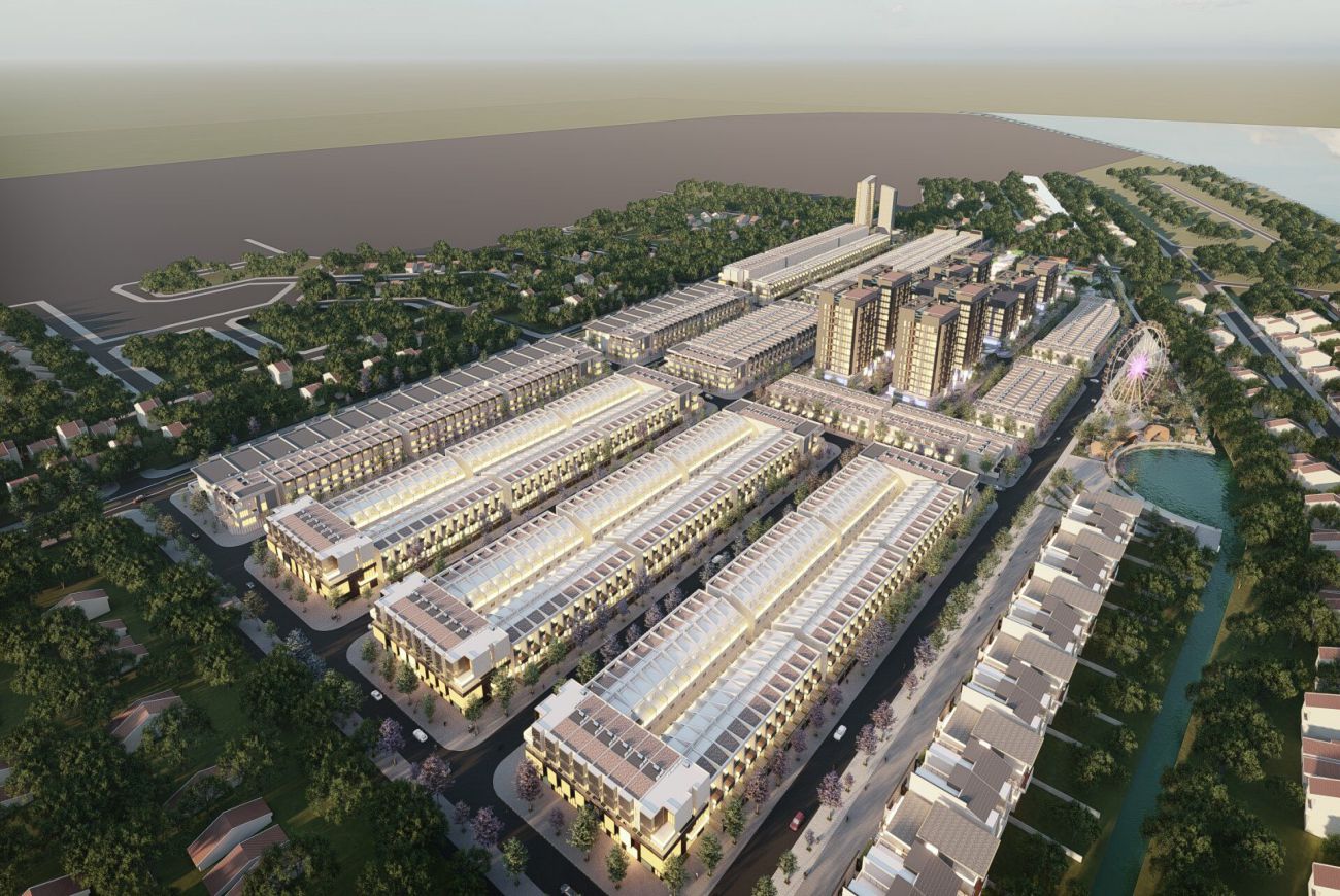 Phối cảnh Dự án Cồn Khương Diamond City Cần Thơ
